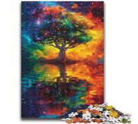 Puzzle da 1000 pezzi per adolescenti e adulti Albero della vita, per età dai 14 anni in su Decorazione per la casa come regalo per tutta la famiglia e gli amici 50X75CM