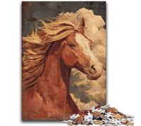 Puzzle da 1000 pezzi per adolescenti e adulti, arte equestre per bambini dai 14 anni in su, quiz, attività divertenti da fare a casa, regalo di compleanno, regali da viaggio, 50x75cm