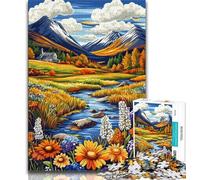 Puzzle da 1000 pezzi per adolescenti e adulti arte paesaggistica 1000 pezzi per adulti gioco stimolante ideale come regalo per tutta la famiglia 38x26cm