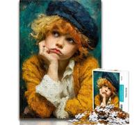 Puzzle da 1000 pezzi per adolescenti e adulti, bambino arrabbiato, giocattoli, giochi educativi, ottimi regali e giocattoli antistress (38x26cm)