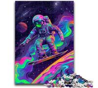 Puzzle da 1000 pezzi per adolescenti e adulti, bellissimi astronauti, antistress, sfida difficile, decorazioni e regali unici per la casa, 26x38cm