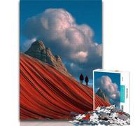 Puzzle da 1000 pezzi per adolescenti e adulti, bellissimo fiume di montagna, gioco per famiglie, antistress, sfida difficile, migliora l'amore tra coppie, 75x50cm