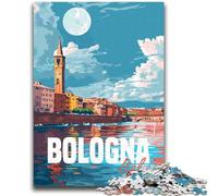 Puzzle da 1000 pezzi per adolescenti e adulti Bologna Italia Giocattoli educativi per l'apprendimento Attività divertenti a casa, regalo di compleanno, regali di viaggio (dimensioni 50x70cm)