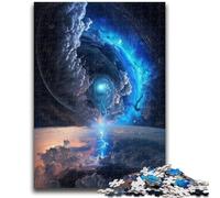 Puzzle da 1000 pezzi per adolescenti e adulti, colorati puzzle fantasy di buchi neri cosmici, ideali come regali per tutta la famiglia dai 14 anni in su, 38x26cm