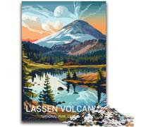 Puzzle da 1000 pezzi per adolescenti e adulti del Parco nazionale vulcanico di Lassen Difficili da completare ma divertenti e spiritosi Regalo di compleanno, regali, arte murale (dimensioni 38x26cm)