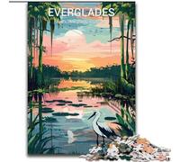 Puzzle da 1000 pezzi per adolescenti e adulti,Everglades National Park,divertimento in famiglia,attività divertenti a casa,regalo di compleanno,regali di viaggio,per ragazzi dai 14 anni in su