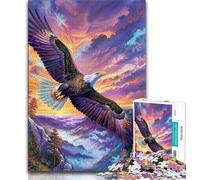Puzzle da 1000 pezzi per adolescenti e adulti Flying Eagle, gioco per famiglie, antistress, sfida difficile, migliora l'amore tra coppie, 38x26cm