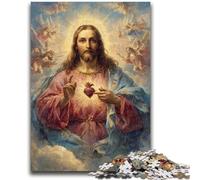 Puzzle da 1000 pezzi per adolescenti e adulti, giocattoli educativi per imparare l'arte di Gesù, attività divertenti da fare a casa, regalo di compleanno, regali di viaggio 38x26cm