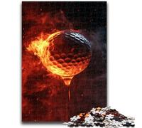 Puzzle da 1000 pezzi per adolescenti e adulti, giocattolo educativo antistress per lo sport del golf, interazione genitore-figlio per bambini dai 14 anni in su, 38x26cm
