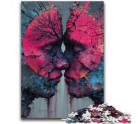 Puzzle da 1000 pezzi per adolescenti e adulti, gioco rompicapo con sculture misteriose, decorazione da parete, regali unici per compleanno e Natale, 50x75cm