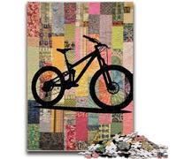 Puzzle da 1000 pezzi per adolescenti e adulti, gioco rompicapo sull'arte della bicicletta, gioco educativo per compleanni e Natale, per bambini dai 14 anni in su, 26x38cm