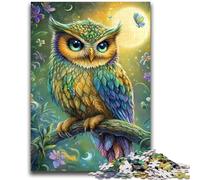 Puzzle da 1000 pezzi per adolescenti e adulti Gufo sull'albero per bambini dai 14 anni in su Interessanti regali per ridurre lo stress per amici e familiari 50x75cm