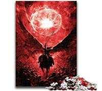 Puzzle da 1000 pezzi per adolescenti e adulti Il cavaliere oscuro, sfida difficile e antistress, ideale come regalo per tutta la famiglia, 26x38cm
