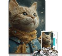 Puzzle da 1000 pezzi per adolescenti e adulti, il piccolo principe e il gatto, sfida difficile antistress, ideale come regalo per tutta la famiglia (75x50cm)