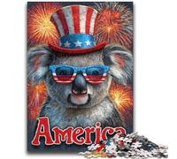 Puzzle da 1000 pezzi per adolescenti e adulti Koala americano Adatto a persone dai 14 anni in su Gioco educativo Sfida Giocattolo Regalo per compleanni 50x75cm