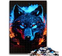 Puzzle da 1000 pezzi per adolescenti e adulti Lupo 14 per e 14 anni e oltre Interessanti regali per ridurre lo stress per amici e familiari 26x38cm