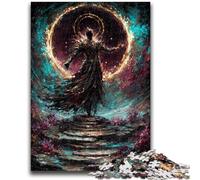 Puzzle da 1000 pezzi per adolescenti e adulti,misterioso dio della morte,per bambini dai 14 anni in su,gioco a quiz,attività divertenti da fare a casa,regalo di compleanno,regali da viaggio,50x75cm