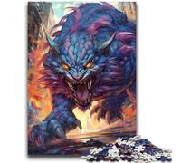 Puzzle da 1000 pezzi per adolescenti e adulti, mitica tigre gigante, difficile da completare ma divertente e umoristico, regalo di compleanno, regali, arte murale 50x75cm