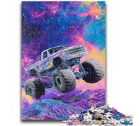 Puzzle da 1000 pezzi per adolescenti e adulti, Monster Truck, antistress, sfida difficile, adatto per la decorazione della scrivania, 26x38cm