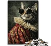 Puzzle da 1000 pezzi per adolescenti e adulti, motivo: gatto, design vivace e unico, esperienza di gioco rilassante e stimolante, 50x75cm