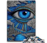 Puzzle da 1000 pezzi per adolescenti e adulti, occhi psichedelici, per bambini dai 14 anni in su, gioco a quiz, attività divertenti da fare a casa, regalo di compleanno, regali da viaggio, 50x75cm