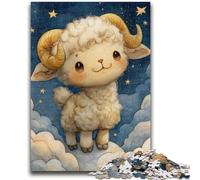 Puzzle da 1000 pezzi per adolescenti e adulti, pecore, per età 14+, gioco intellettuale, regali di compleanno per Natale, 26x38cm