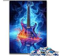 Puzzle da 1000 pezzi per adolescenti e adulti, pianoforte fumante, antistress, sfida difficile, regali di Babbo Natale segreto (dimensioni 50x75cm)
