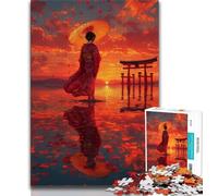 Puzzle da 1000 pezzi per adolescenti e adulti porta giapponese Torii puzzle da 1000 pezzi per gioco educativo giocattolo da regalare a tutta la famiglia 75x50cm