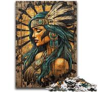 Puzzle da 1000 pezzi per adolescenti e adulti, principessa indiana, design vivace e unico, esperienza di gioco rilassante e stimolante, 50x75cm