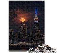 Puzzle da 1000 pezzi per adolescenti e adulti, puzzle con paesaggi notturni cittadini per adulti, interessante riduzione dello stress, interazione genitore-figlio (26x38cm)