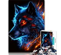 Puzzle da 1000 pezzi per adolescenti e adulti puzzle del lupo per adulti interessante riduzione dello stress interazione genitore-figlio 38x26cm