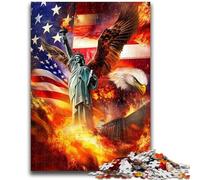 Puzzle da 1000 pezzi per adolescenti e adulti, puzzle della Statua della Libertà per adulti, un'offerta difficile e stimolante come regalo per tutta la famiglia, 38x26cm