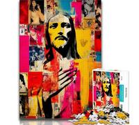 Puzzle da 1000 pezzi per adolescenti e adulti puzzle di arte cristiana per adolescenti per giochi di ruolo impegnativi e giochi in famiglia 75x50cm