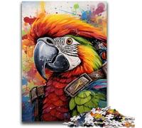 Puzzle da 1000 pezzi per adolescenti e adulti, puzzle di pappagalli pirati per adulti, interessante riduzione dello stress, interazione genitore-figlio (50x75cm)