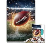 Puzzle da 1000 pezzi per adolescenti e adulti puzzle Flame Rugby per adulti impegnativi e difficili ideali come regalo per tutta la famiglia 38x26cm