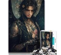 Puzzle da 1000 pezzi per adolescenti e adulti puzzle per adulti con demone anime per ammazzare il tempo durante le vacanze con pezzi completamente interconnessi e di forma casuale 26x38cm