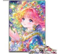 Puzzle da 1000 pezzi per adolescenti e adulti, ragazza anime elfo, per gioco educativo, giocattolo, migliora la memoria per bambini dai 14 anni dimensioni 50x75cm