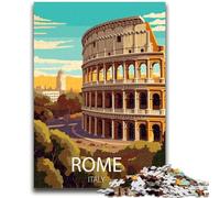 Puzzle da 1000 pezzi per adolescenti e adulti, Roma, Italia, giocattoli educativi per imparare, attività divertenti da fare a casa, regalo di compleanno, regali di viaggio (dimensioni 50x70cm)