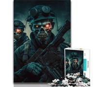 Puzzle da 1000 pezzi per adolescenti e adulti soldato zombi dell'esercito morto 1000 pezzi per adulti giochi educativi giocattoli fai da te ottimi regali e giocattoli 75x50cm