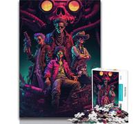 Puzzle da 1000 pezzi per adolescenti e adulti The Killer Family Puzzle da 1000 pezzi, antistress, per ammazzare il tempo durante le vacanze, lista dei desideri con Babbo Natale (dimensioni 75x50cm)