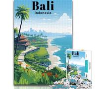 Puzzle da 1000 pezzi per adolescenti e adulti, viaggio a Bali, Indonesia, per giochi educativi, giocattoli, offerte regalo per tutta la famiglia (38x26cm)