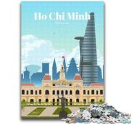 Puzzle da 1000 pezzi per adolescenti e adulti Viaggio a Ho Chi Minh City per ragazzi dai 14 anni in su Interessanti regali per ridurre lo stress per amici e familiari (dimensioni 38x26cm)
