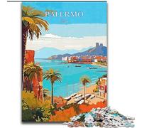 Puzzle da 1000 pezzi per adolescenti e adulti,viaggio in Italia,Palermo,divertimento in famiglia,attività divertenti a casa,regalo di compleanno,regali di viaggio,per ragazzi dai 14 anni in su