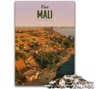 Puzzle da 1000 pezzi per adolescenti e adulti Visita il Mali per i 14 anni e oltre Interessanti regali per ridurre lo stress per amici e familiari (dimensioni 38x26cm)