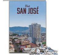 Puzzle da 1000 pezzi per adolescenti e adulti Visita San Jose, adatto a persone dai 14 anni in su Giochi educativi Regali di Babbo Natale segreto 26x38cm