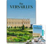 Puzzle da 1000 pezzi per adolescenti e adulti Visita Versailles, sfida difficile antistress, ideale come regalo per tutta la famiglia (38x26cm)