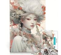 Puzzle da 1000 pezzi per adolescenti e donne giapponesi, gioco rilassante, sfida impegnativa, collezione d'artista, belle arti 50x75cm