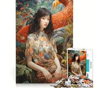 Puzzle da 1000 pezzi per adolescenti e donne tema natura e arte cinese giochi educativi analisi e logica regalo di compleanno regalo 38x52cm