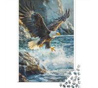 Puzzle Da 1000 Pezzi Per Adolescenti Eagle Art Print Ocean Scene-1 Puzzle Antistress Giocattoli Regalo Per Donne È Ideale Come Regalo 70x50cm/1000pcs