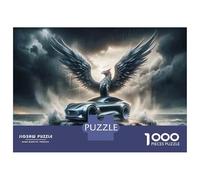 Puzzle Da 1000 Pezzi Per Adolescenti Eagle Car on Rocky Island Puzzle Per Adulti Giochi Rilassanti Regalo Di Compleanno Regali Per Amici E Familiari 38x26cm/1000pcs
